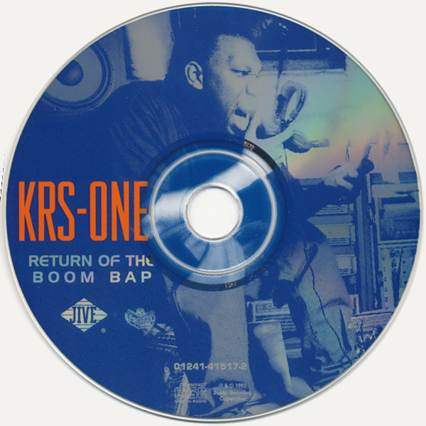 Return Of The Boom Bap By KRS-One (CD 1993 Jive) In New York City | Rap ...